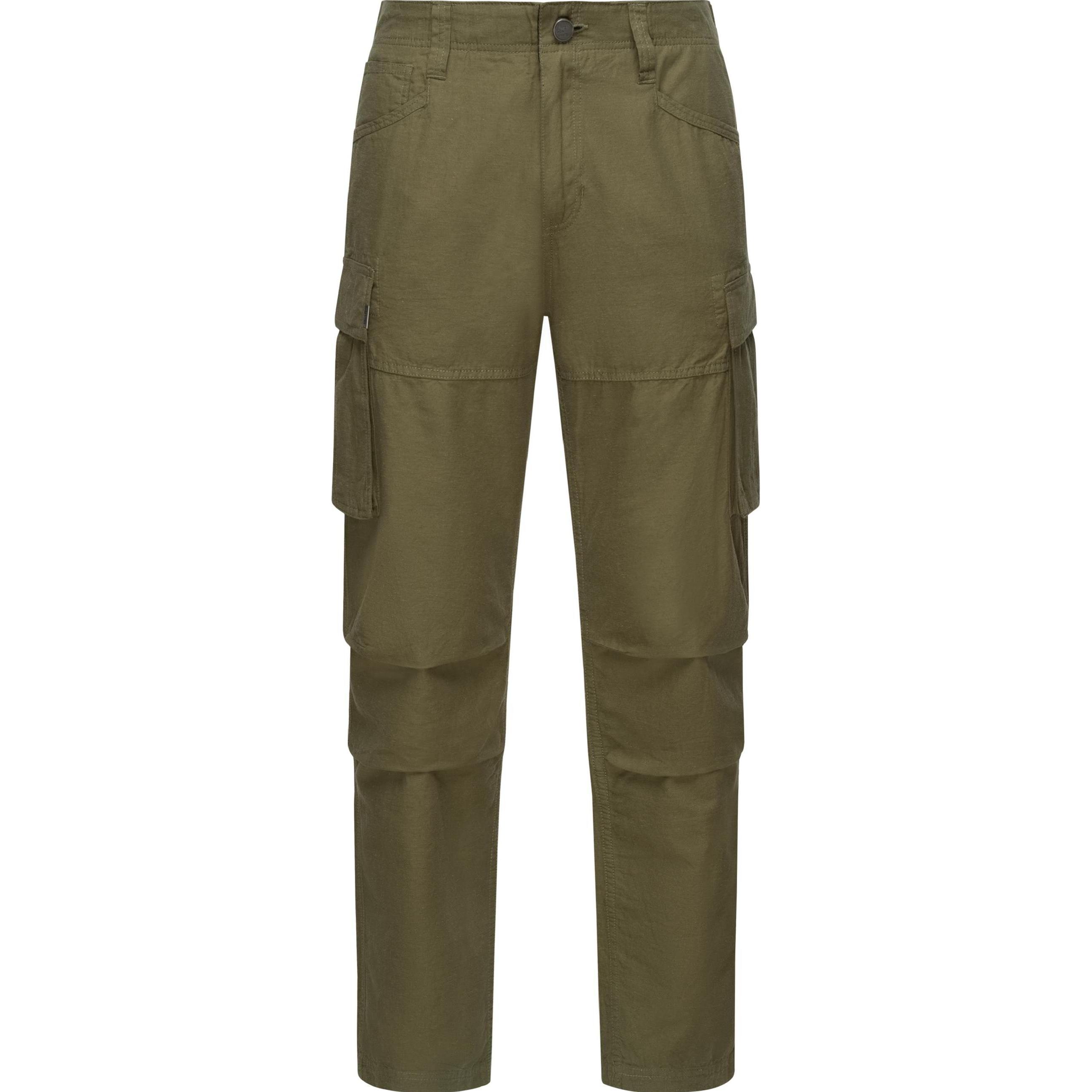 Thumbnail - Ragwear, Herren, Hosen, Merly Long Linen, Grün, (33)
