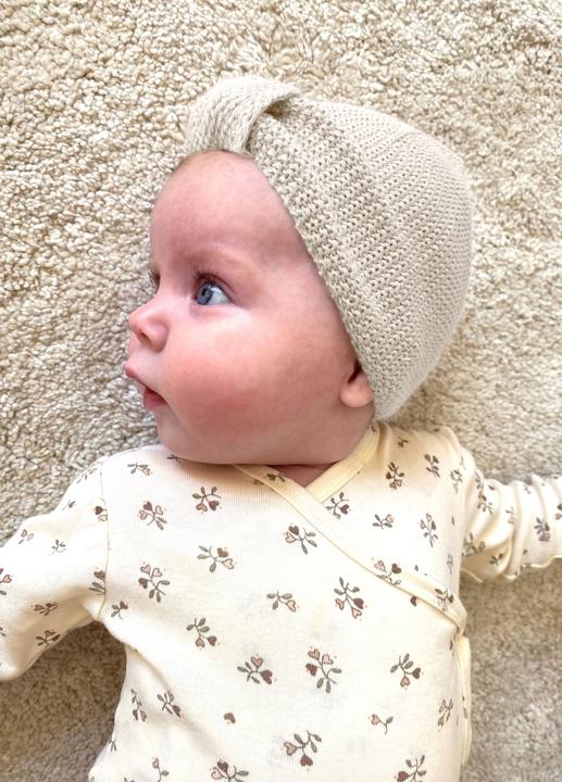 Produktbild nordic coast company 2er Set Baby Turban Natur & Kupfer