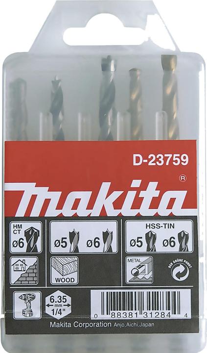 Produktbild Makita Bohrer-Set (5, 6)