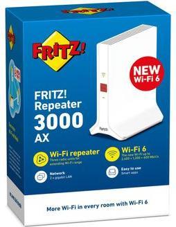 Produktbild AVM FRITZ!Repeater 3000 AX (3600 Mbit/s, 600 Mbit/s)