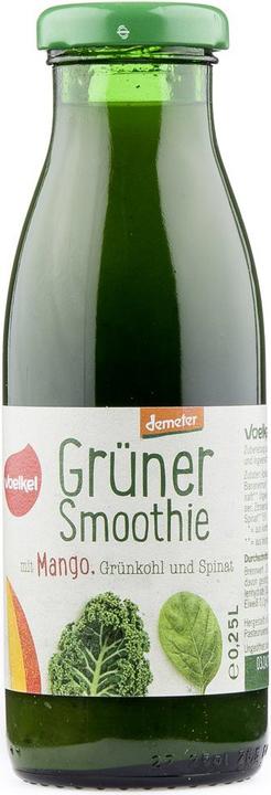 Völkel Grüner Smoothie Mango Grünkohl Spinat demeter (1 x 25 cl)