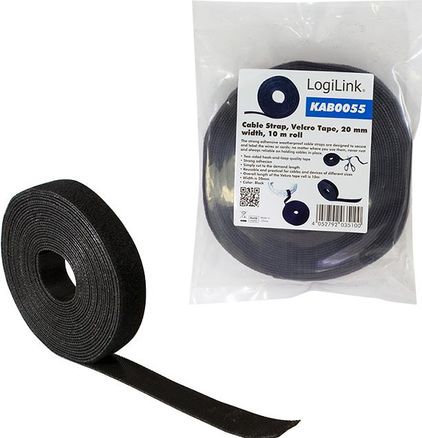 Productafbeelding LogiLink Klittenbandrol (20 mm)