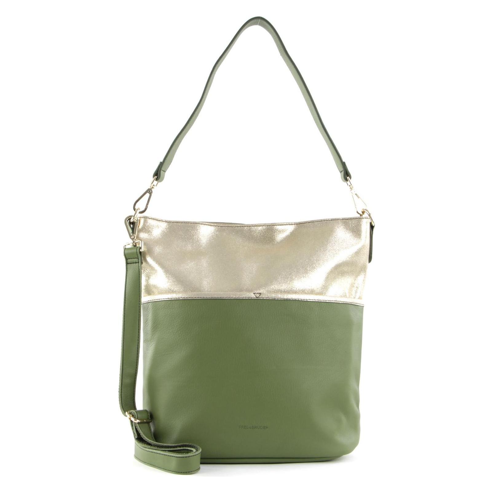 FredsBruder, Damen, Handtasche, Summer Sparkle Collection Beachbabe Bag, Grün, Mehrfarbig, Gold