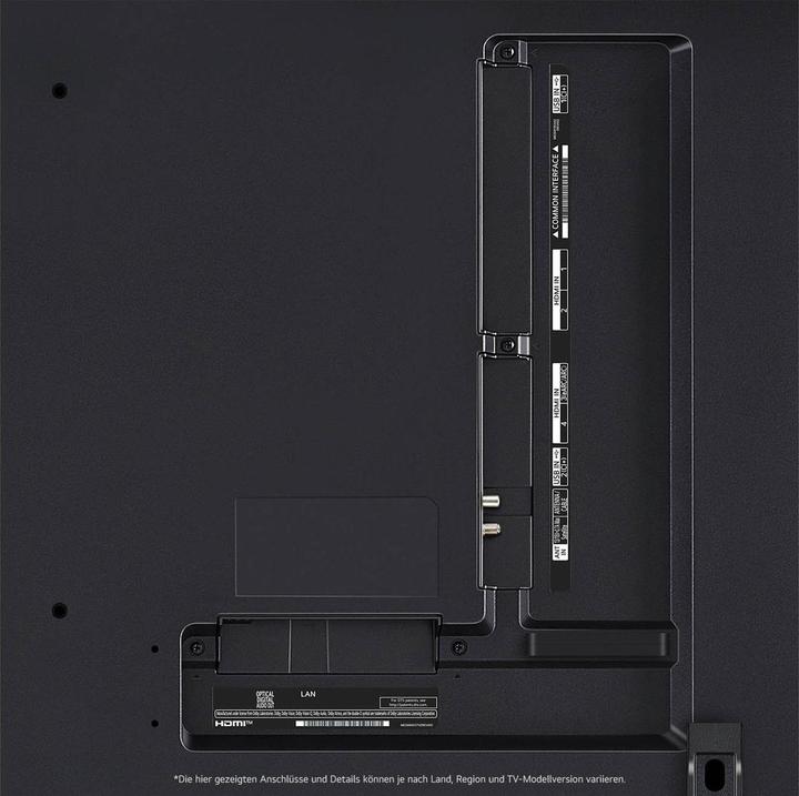 Actual product image LG 55QNED85T6C (138.8 cm (55 inch), black, UltraHD/4K, HDR10, triple tuner, AI processor, 120Hz panel (55", QNED85, QNED, 4K, 2024)