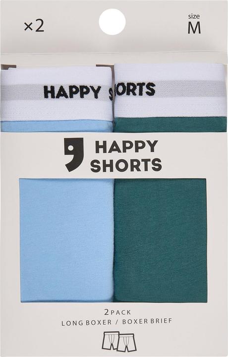 Produktbild Happy shorts Boxer Jersey Long (L, 2er Pack)