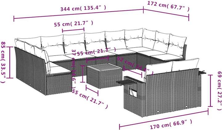 Produktbild vidaXL Kameron