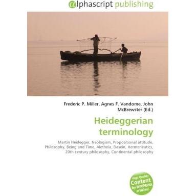 Heideggerian terminology, Sachbücher