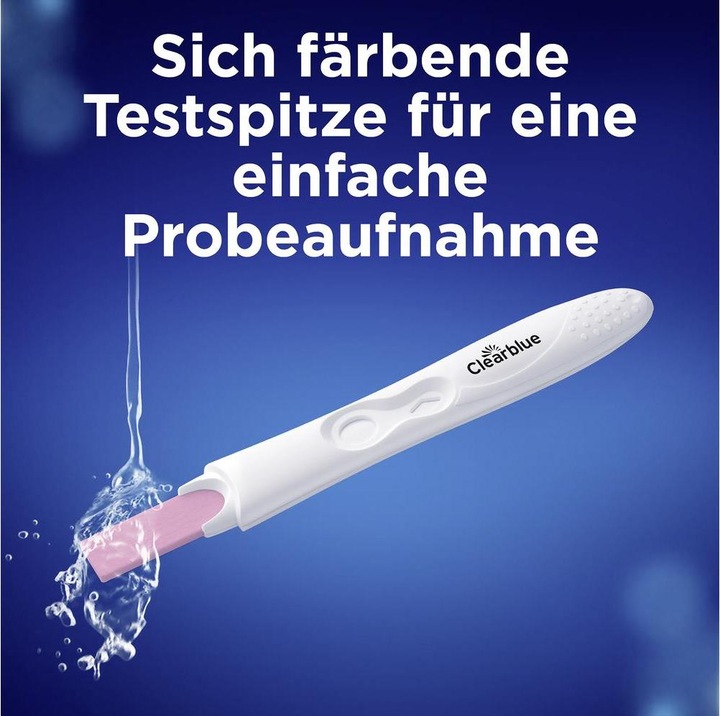 Produktbild Clearblue mit verfärbender Spitze (1 x)