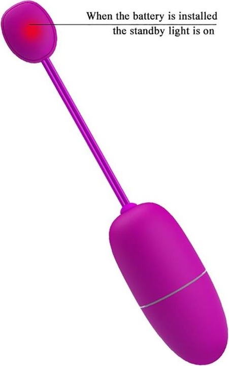 Actual product image Pretty Love Nymph Vibrating Egg with Movil APP