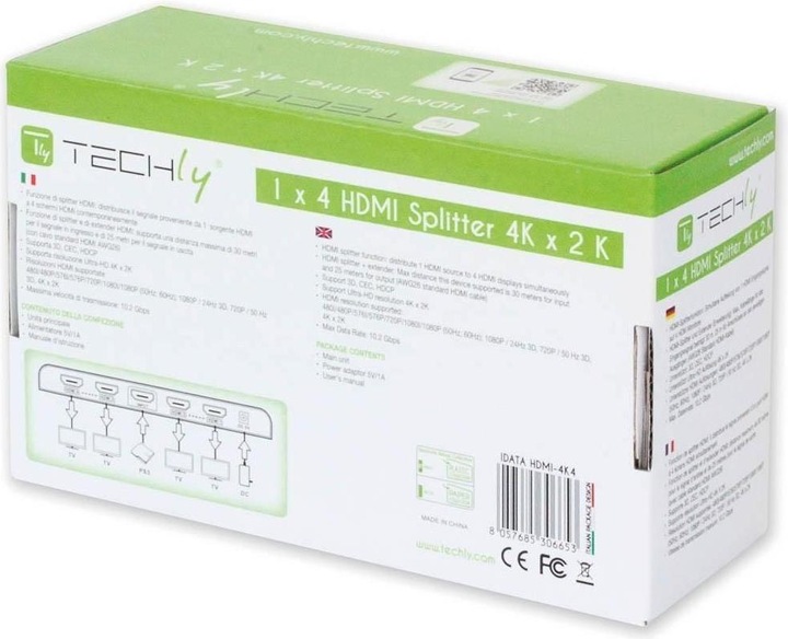 Produktbild Techly HDMI Splitter