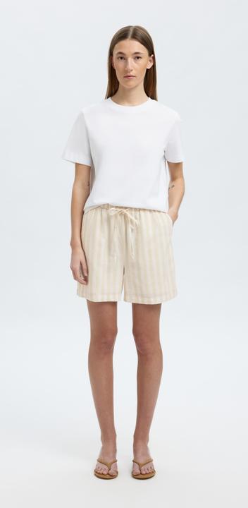 Produktbild Selected Mid Waist Shorts aus Leinengemisch (42)