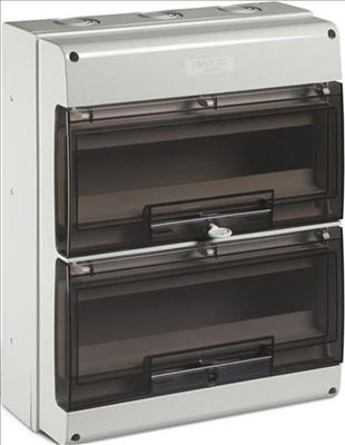 Scame Petit tableau de distribution AP IP66 32 modules