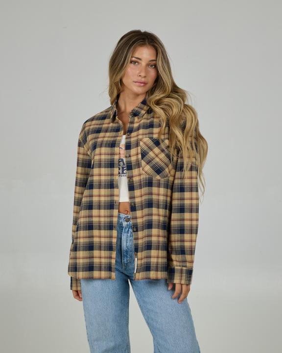 Actual product image Salty Crew Shore Break Flannel (S)