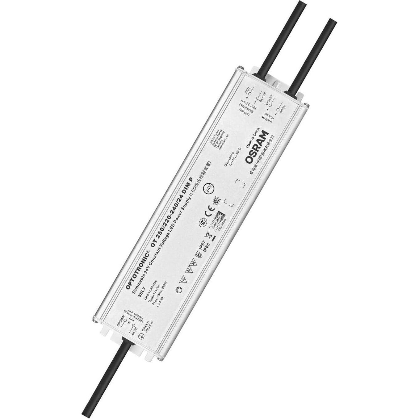 Osram, Zubehör Beleuchtung, Netzteil - 24V 250W IP67 dimmbar