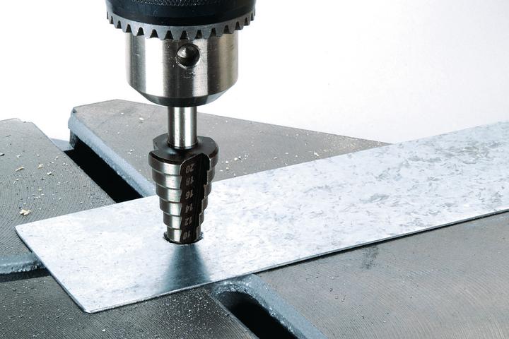 Actual product image wolfcraft wolfcraft 1 Stufenbohrer HSS, Schaft 8mm, ø4-20mm (8 mm)