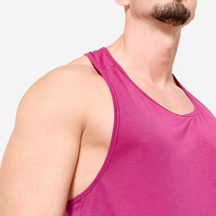 Produktbild Domyos Tank Top Stringer Herren Schwimmerrücken - lila (S)