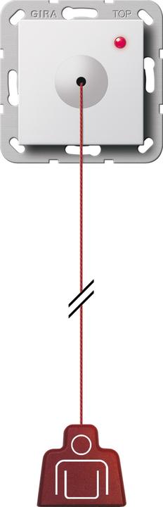 Produktbild Gira Zugtaster reinweiss 291203 System 55