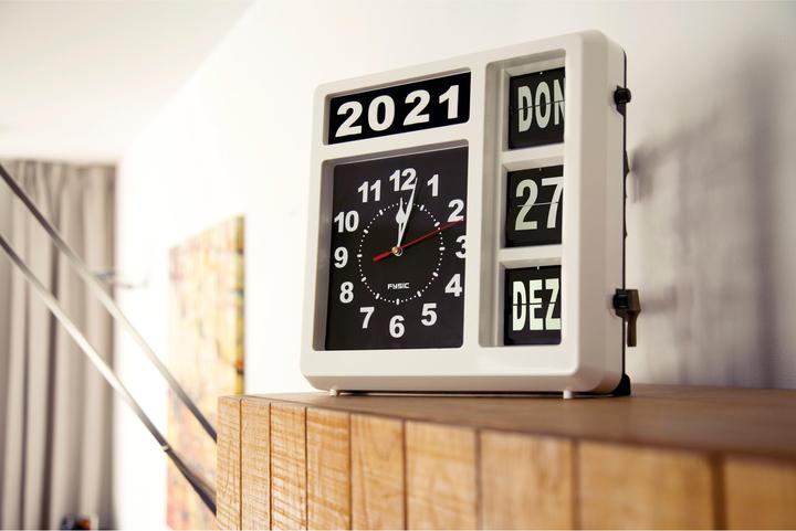 Immagine prodotto Fysic Orologio da parete/da tavolo FK-247DE in lingua tedesca, analogico