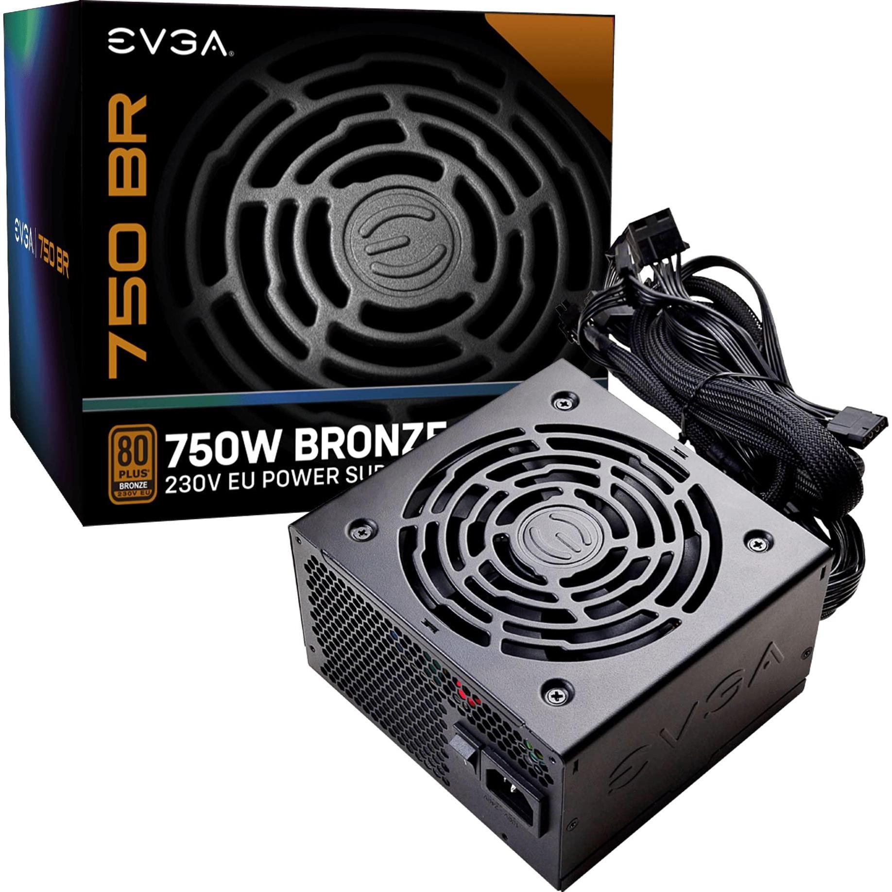 EVGA 750 BR (750 W), PC Netzteil, Schwarz