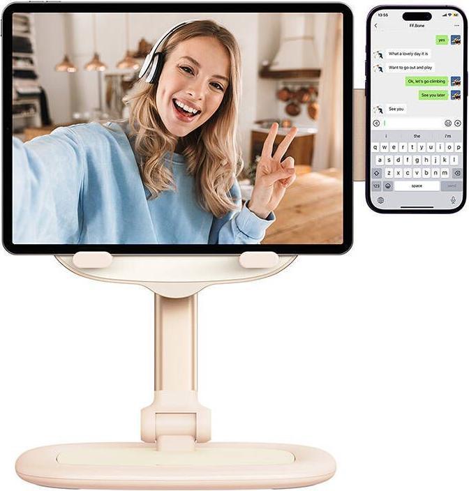 Produktbild Baseus Seashell Series verstellbarer Tablet-/Telefonständer – Pink