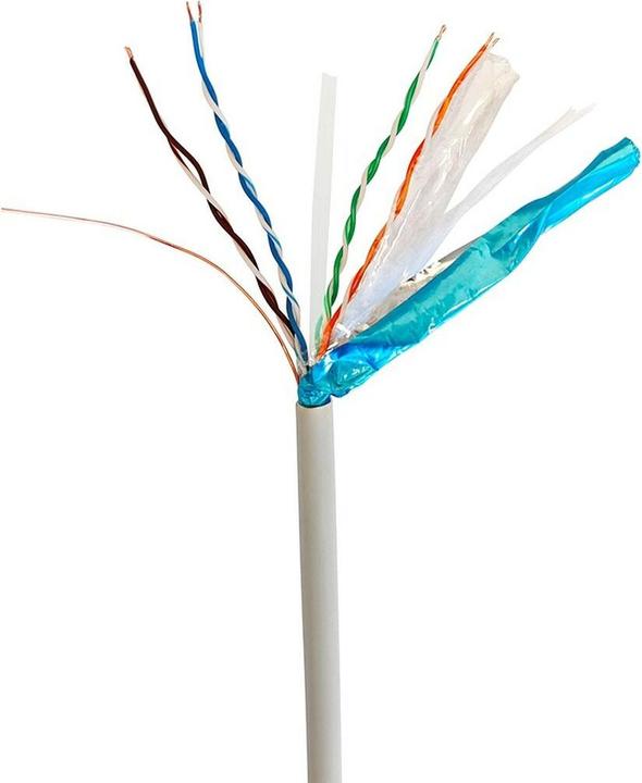 Produktbild Gembird installation cable FTP, cat. 6, CCA, 305m, gray (F/UTP, CAT6, 305 m)