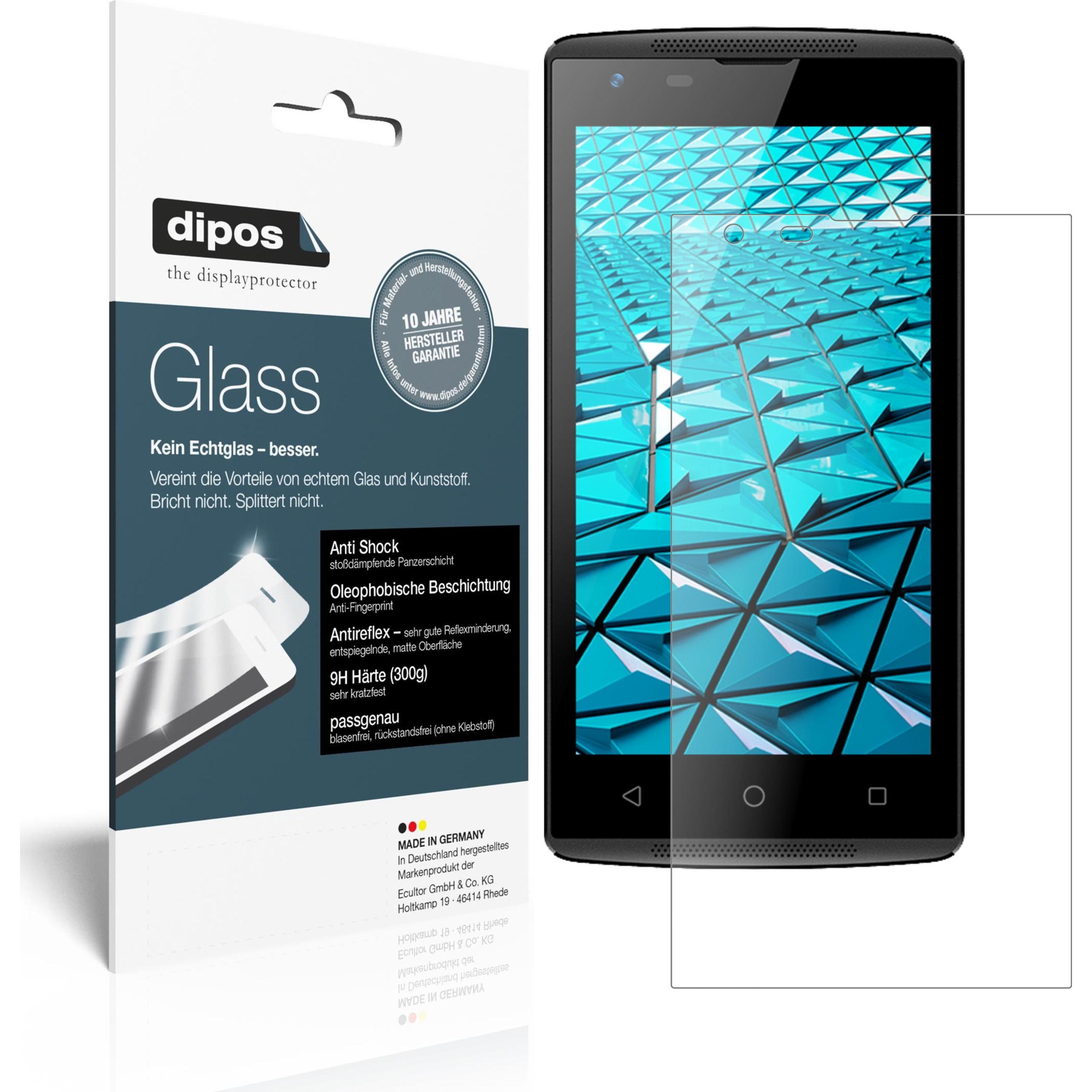 Dipos Displayschutz Anti-Shock (2 Stück, Haier Alpha A1), Smartphone Schutzfolie, Transparent