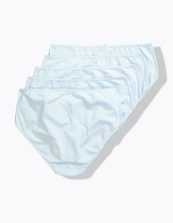 Actual product image Ulla Popken 5 Pack of Stretch Cotton Panties - Solid (54)