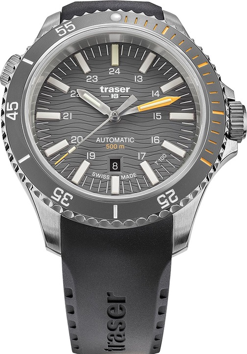 Produktbild Traser H3 110330 P67 Diver Automatik T100 Grey 46mm 50ATM (Sportuhr, 46 mm)