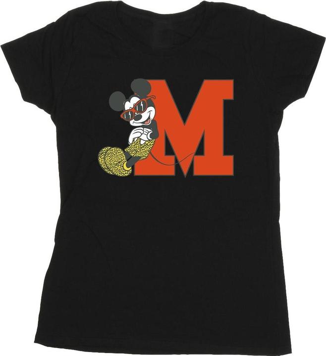 Actual product image Disney Womens/Ladies Mickey Mouse Leopard Trousers Cotton T-Shirt (XL)