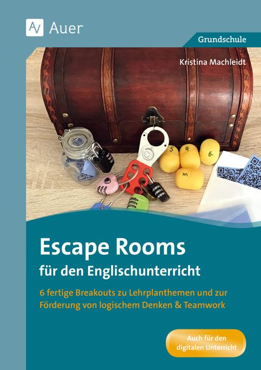 Immagine prodotto Escape Rooms für den Englischunterricht 3/4 (Tedesco, Kristina Machleidt, 2023)
