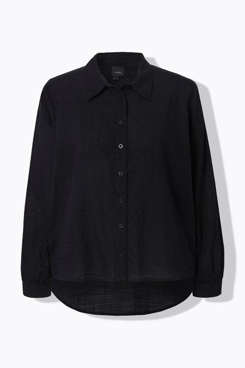 Immagine prodotto Ulla Popken Camicia dal taglio oversize con collo da camicia e maniche lunghe (54)