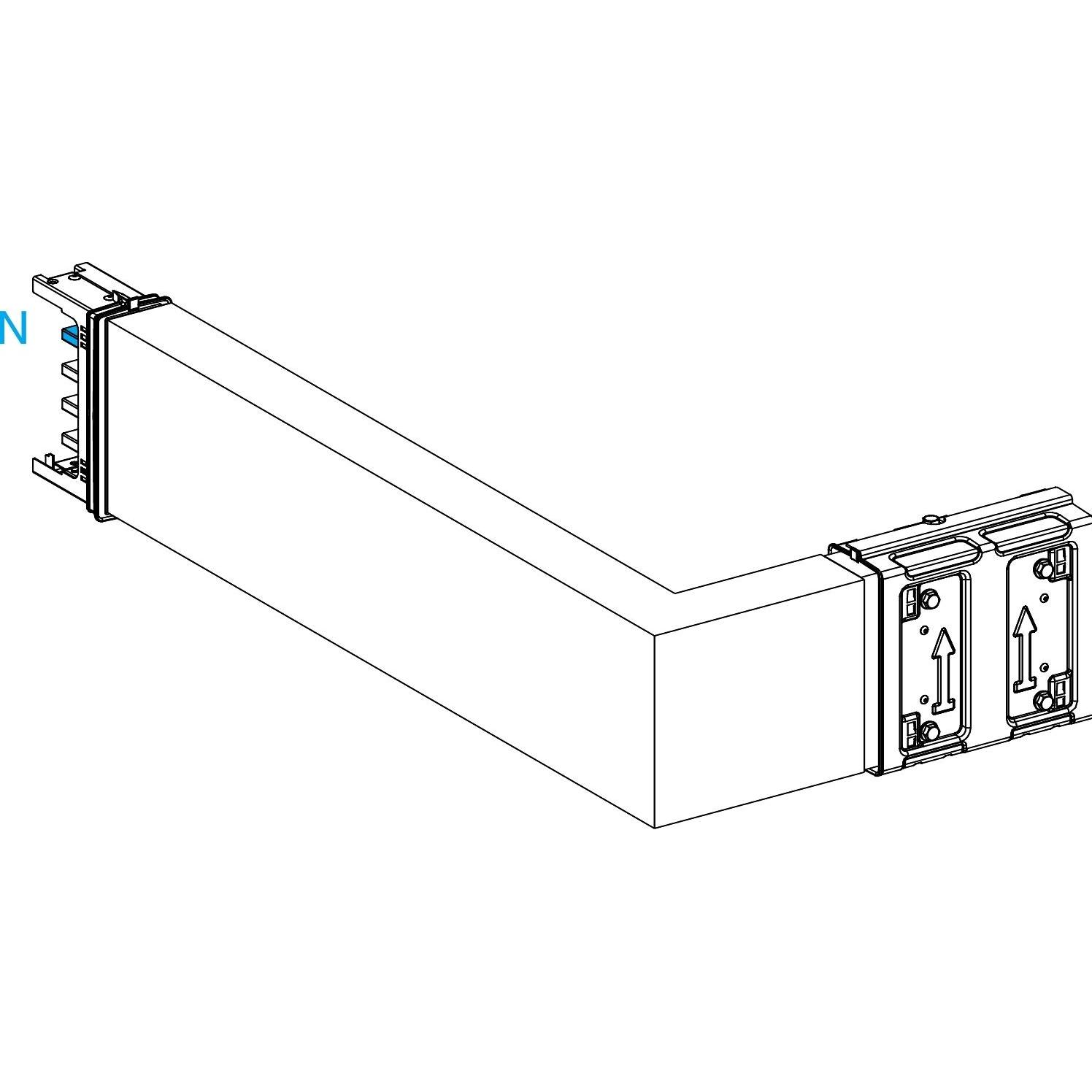 Schneider Electric SE KSA250DLR41A KSA Winkelelement WahllÃ¤nge (Verteiler), Elektronikzubehör + Gehäuse, Weiss