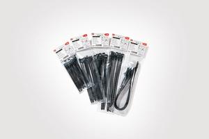 Actual product image HellermannTyton Cable tie Softfix L 340x11mm (Plastic cable ties, 340 mm, 6 pcs.)