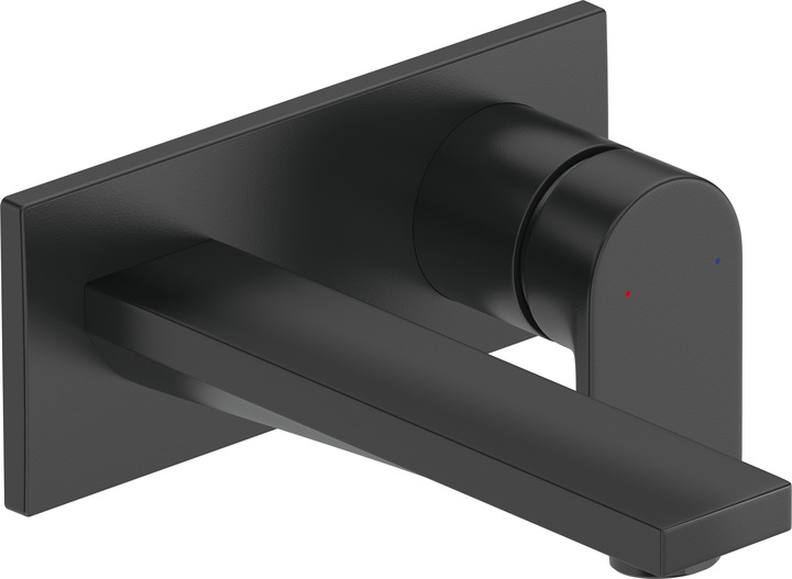 Productafbeelding Duravit Eéngreeps wastafelmengkraan Tulum inbouw, projectie 171mm zwart mat