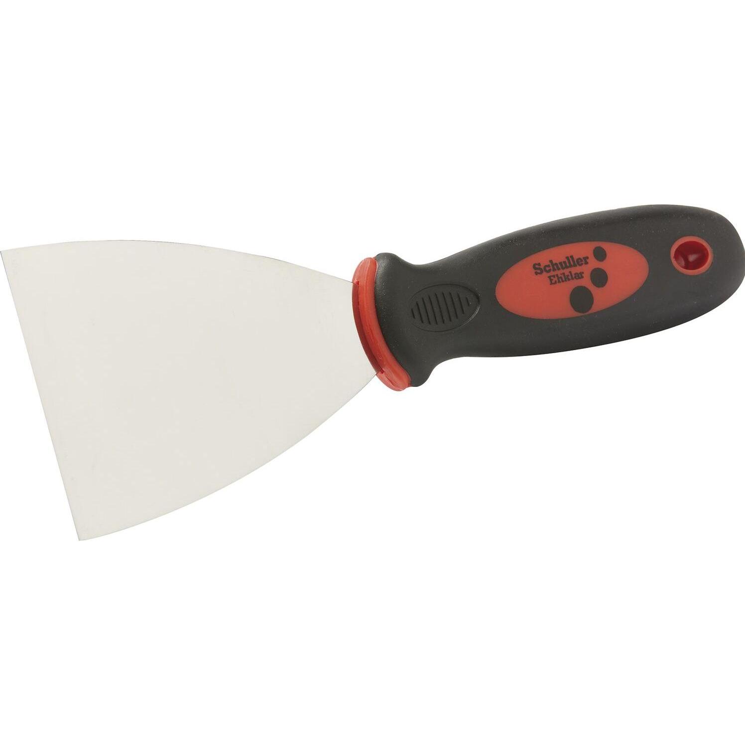 Schuller Eh'klar, Kelle + Spachtel, SCHULLER Malerspachtel mit 2K Handgriff rostfrei und flexibel Breite 100 mm (10 cm)
