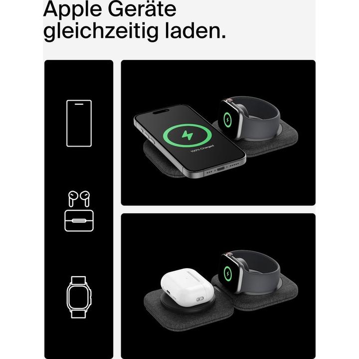 Produktbild Belkin BoostCharge Pro 2-in-1 Qi2 Ladestation (15 W)