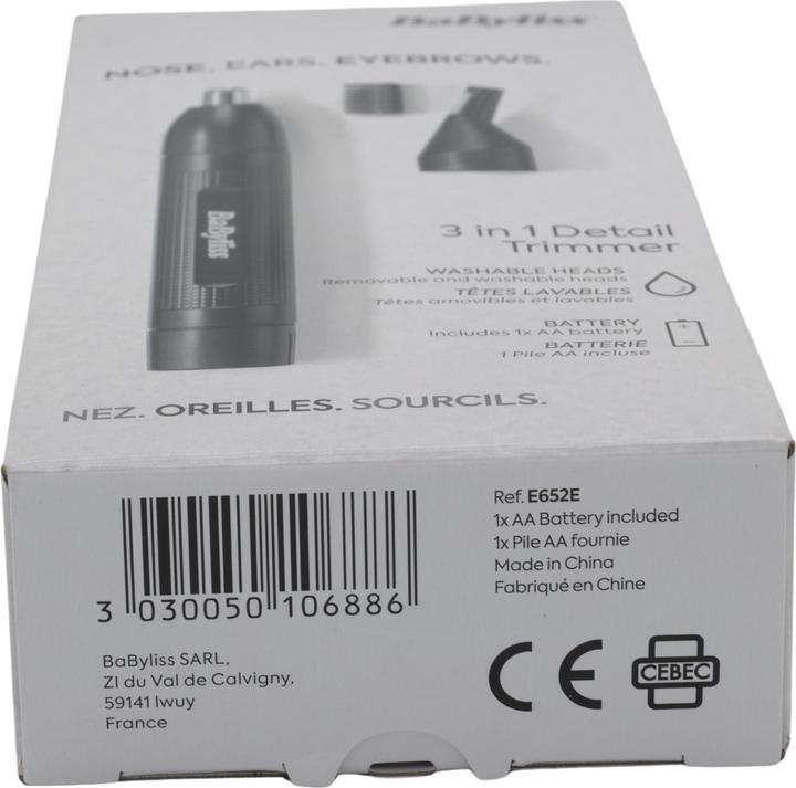 Actual product image BaByliss E652e