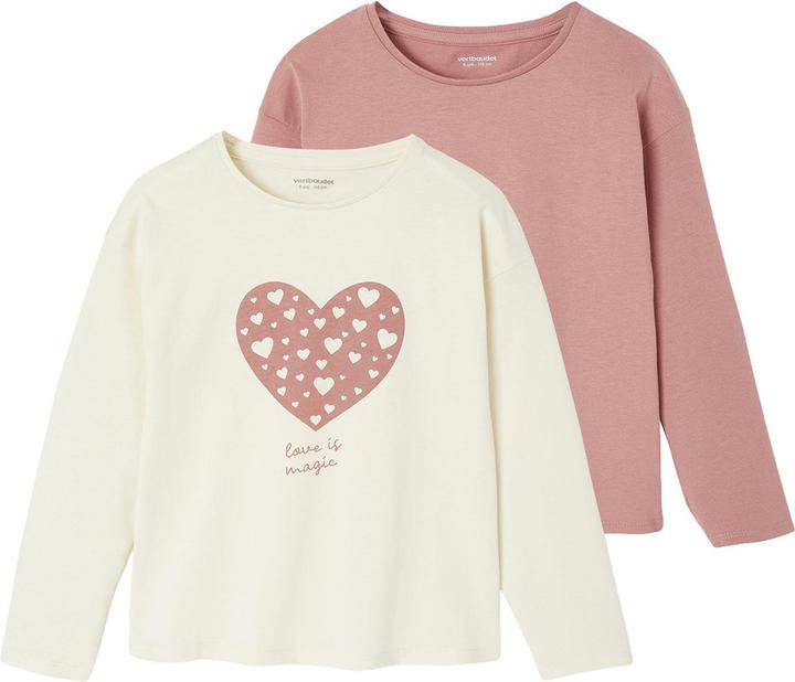 Produktbild Vertbaudet 2er-Pack Mädchen Shirts BASIC (116)