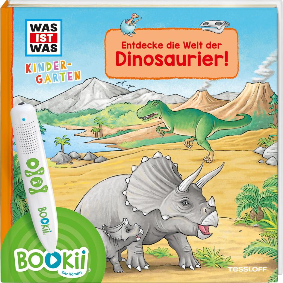BOOKii WAS IST WAS Kindergarten Entdecke die Welt der Dinosaurier!, Kinderbücher von Benjamin Schreuder, Stéffie Becker,...