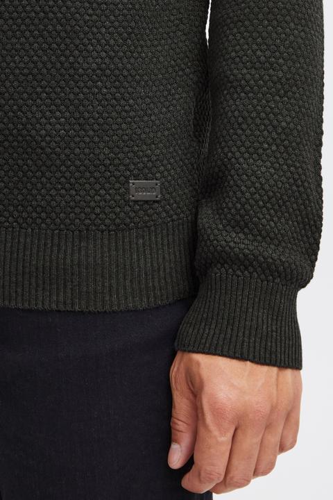 Actual product image Solid Karl Men's Knitted Pullover (XXL)