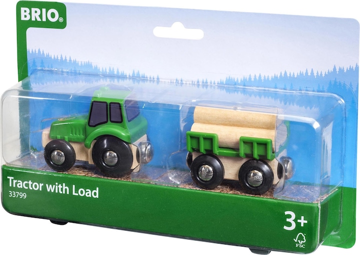 Productafbeelding Brio Houten trekker met lading