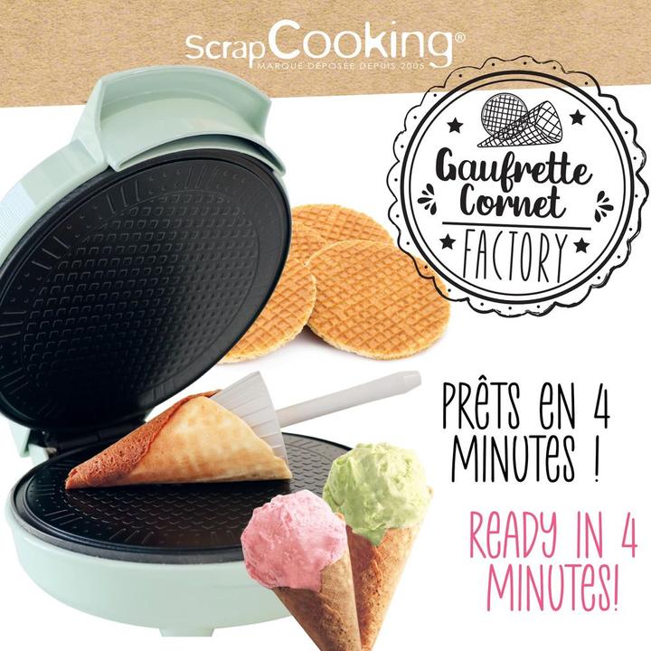Image du produit ScrapCooking Gaufrette / Cornet Factory