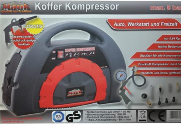 Produktbild IHP MAUK Koffer Kompressor max.8 bar (8 Bar)