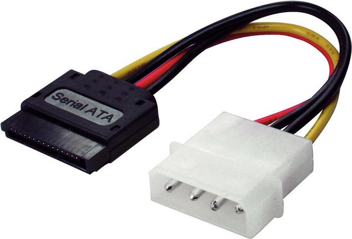 Actual product image Shiverpeaks ®-BASIC-S--SATA power supply adapter, plug 13.30cm (5.25")