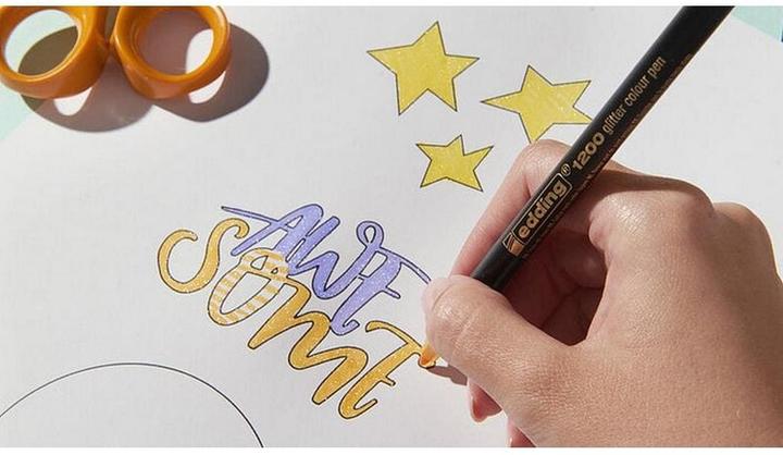 Immagine prodotto Edding 1200 penne in fibra glitterate set di 5 Basic (5x)