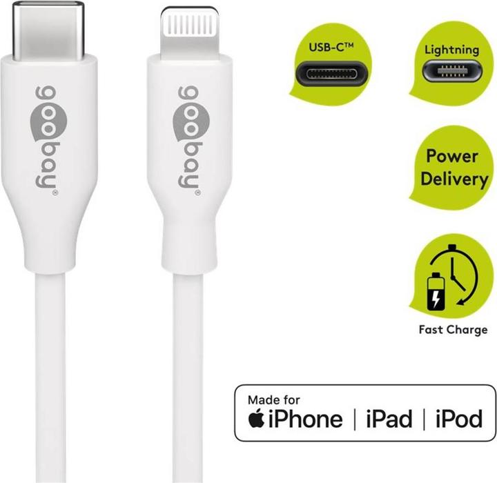 Productafbeelding Goobay Lightning - USB C (1 m, USB 2.0)