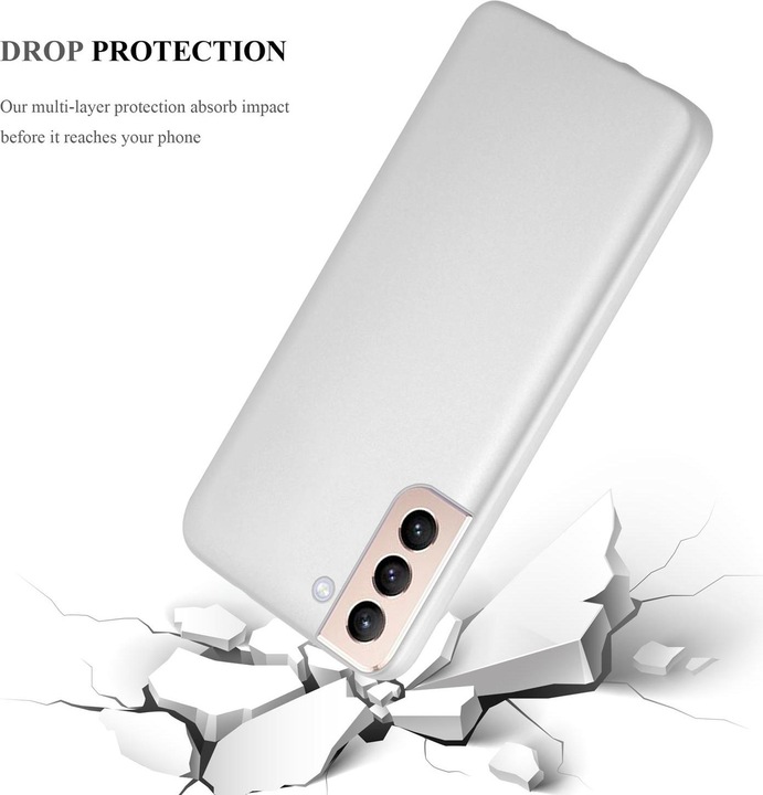 Produktbild Cadorabo TPU Matt Metallic Cover (Samsung Galaxy S21+)