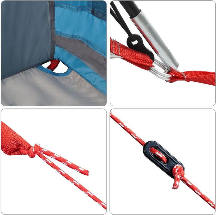 Produktbild vidaXL Familienzelt (Kuppelzelt, 14.50 kg, 4 Personen)