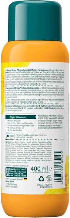 Actual product image Kneipp Muscle Relaxation (Bubble bath, 400 ml)