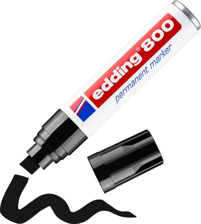 Produktbild Edding 800 (Schwarz, 12 mm, 1 x)